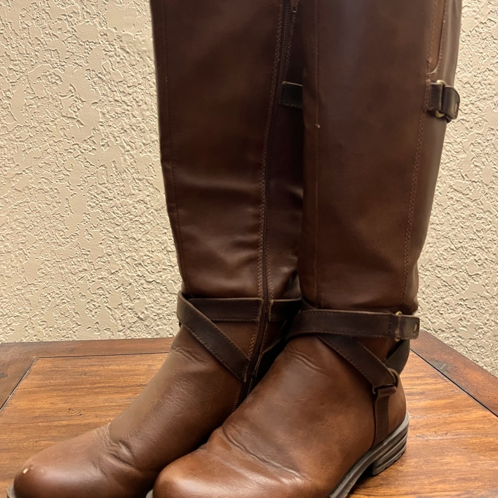 Natural Soul All Thru Comfort Boots SZ 7.5 Like New